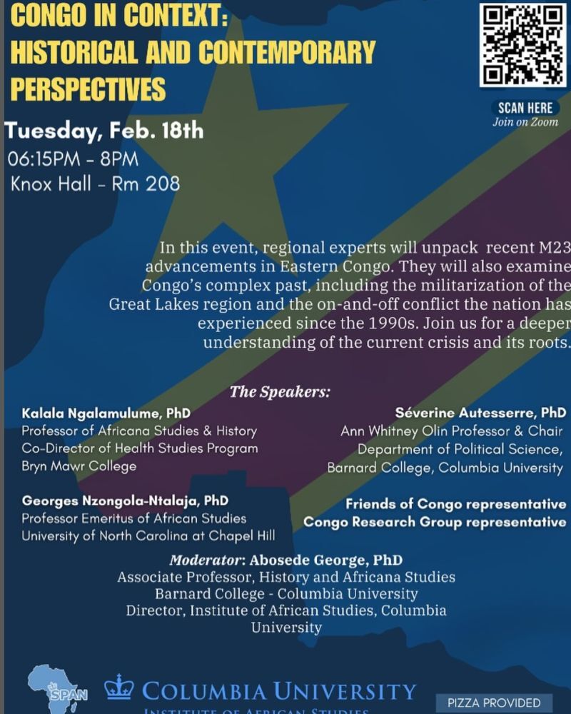 Image for the Tweet beginning: Join us tonight!
@GeorgesNtalaja, Kalala Ngalamulume,