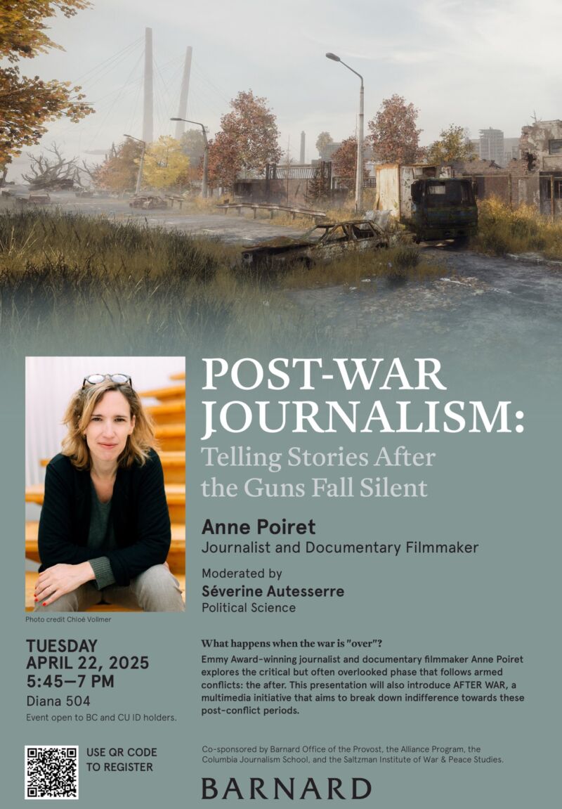 Image for the Tweet beginning: Thrilled to host Emmy-winning journalist