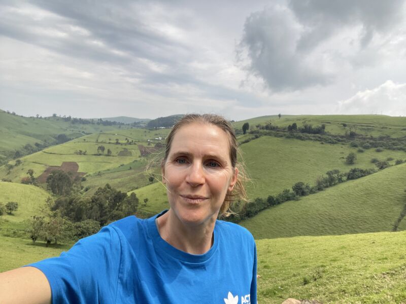 Image for the Tweet beginning: Back in eastern Congo: steep